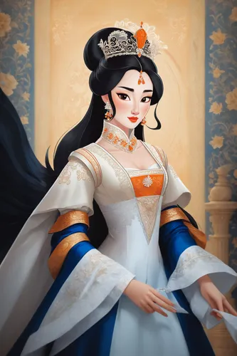 peking opera,oriental princess,jasmine,mulan,snow white,taiwanese opera,jasmine blossom,hanbok,shuanghuan noble,royal,princess sofia,geisha girl,crow queen,monarchy,a princess,victorian lady,queen s,geisha,queen of hearts,queen crown