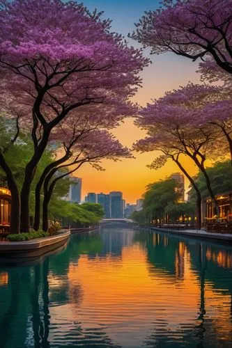 jacarandas,jacaranda trees,jacaranda,singapore,purple landscape,sakura trees,hanoi,southeast asia,beautiful japan,blossom tree,blooming trees,dubai garden glow,banaba,world digital painting,japan landscape,japan garden,cherry blossom tree,japanese sakura background,jakarta,japanese cherry trees,Conceptual Art,Fantasy,Fantasy 04