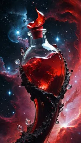 bottle fiery,conjure,perfume bottle,parfum,poison bottle,decanter,Conceptual Art,Fantasy,Fantasy 11