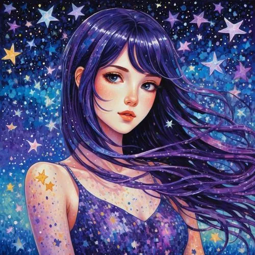 fairy galaxy,galaxy,starry,colorful stars,starry sky,zodiac sign libra,stars,constellation,falling stars,the stars,zodiac sign gemini,starlight,virgo,constellations,la violetta,star sky,universe,star sign,falling star,night stars,Conceptual Art,Daily,Daily 31