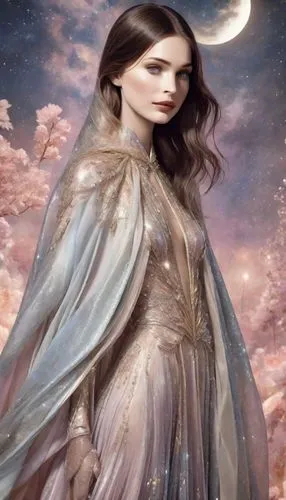 selene,persephone,arwen,margaery,guinevere,blue moon rose,galadriel,queen of the night,the prophet mary,fantasy picture,lady of the night,fairy queen,priestess,margairaz,fantasy art,fantasy portrait,inanna,ashtar,moon phase,liliana