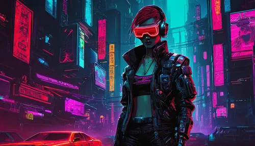 cyberpunk,dystopian,mute,cyber,cobra,futuristic,dystopia,balaclava,masquerade,red hood,renegade,streampunk,neon,sci fiction illustration,with the mask,cyber glasses,neon arrows,echo,pedestrian,daredevil,Conceptual Art,Daily,Daily 19