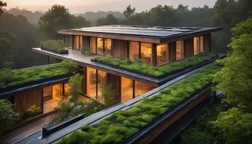 grass roof,forest house,roof landscape,timber house,cubic house,house in the forest,green living,treehouses,solar panels,modern architecture,dunes house,modern house,greenhut,roof garden,amanresorts,wooden roof,wooden house,greenhouse effect,folding roof,cantilevered,Art,Artistic Painting,Artistic Painting 37