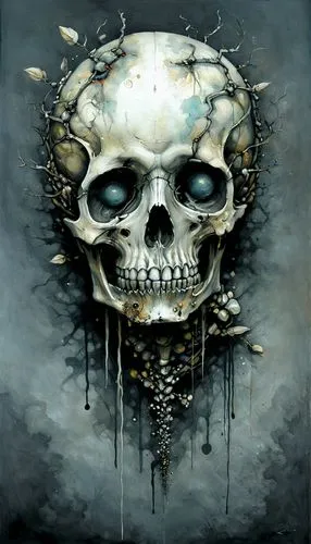 death head,scull,skull bones,death's head,death's-head,skull and cross bones,skull and crossbones,skull drawing,skulls,skull with crown,skull sculpture,skull allover,skull mask,memento mori,dead earth,corrosion,dark art,skull,calavera,death god,Illustration,Abstract Fantasy,Abstract Fantasy 18