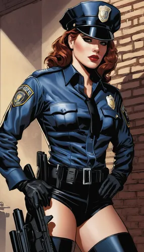 policewoman,police uniforms,police officer,officer,policia,police hat,policeman,police force,police,traffic cop,cops,criminal police,police work,law enforcement,garda,bodyworn,cop,nypd,police siren,woman holding gun,Illustration,American Style,American Style 08