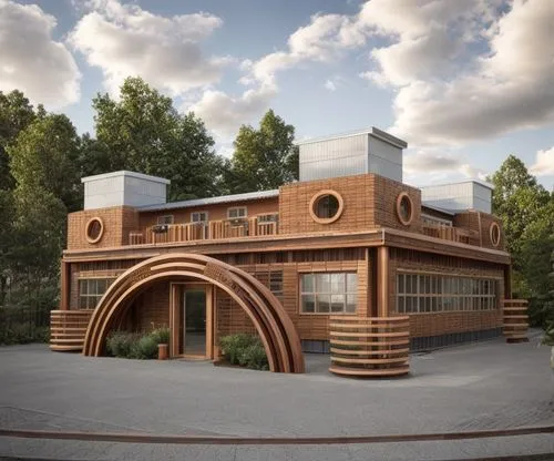eco-construction,wood doghouse,eco hotel,pizza oven,timber house,clay house,cubic house,wooden sauna,sewage treatment plant,dunes house,wooden construction,3d rendering,school design,locomotive roundhouse,corten steel,dog house,winery,animal containment facility,wooden house,alpine restaurant,Architecture,General,Nordic,Finnish Modernism