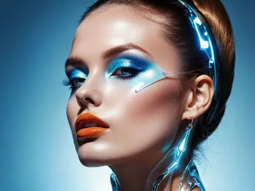 neon makeup,rankin,cosmetics,peptides,injectables,airbrushed,electric blue,women's cosmetics,airbrush,neon body painting,bluefly,contouring,dazzler,retouching,eyes makeup,airbrushing,cosmetics packaging,vintage makeup,bejeweled,blue enchantress