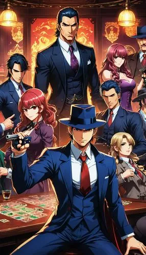 A cover of an 1895 American-style mafia game.,mafia,atlus,vongola,prosecuters,objection,zenigata,kof,prosecutors,antimafia,mafiosos,giovanni,ruyigi,gotoku,prosecutor,sugoroku,junpei,fukumoto,mafioso,y