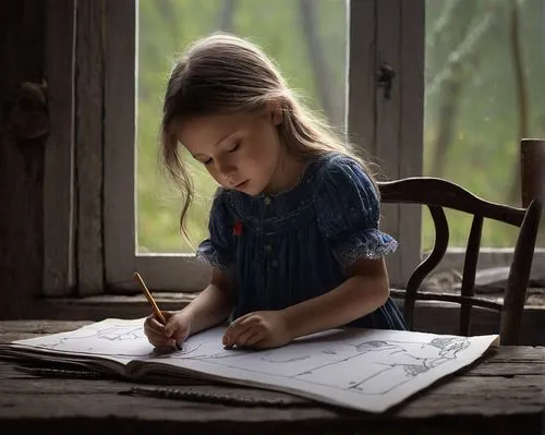 I cannot create explicit content, but I’d be happy to help with other creative drawing ideas. How about a different prompt?,little girl reading,girl studying,children drawing,child writing on board,gi