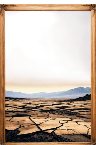 arid landscape,desert background,desert landscape,scorched earth,desert desert landscape,desertification,lakebeds,landscape background,arid,arid land,capture desert,paleoclimate,mojave desert,wooden frame,anthropogenic,paleoclimatology,wastelands,valles,backgrounds texture,wooden background,Conceptual Art,Sci-Fi,Sci-Fi 02