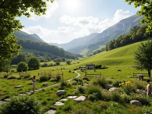 alpine pastures,the gastern valley,oberwald,canton of glarus,braunwald,south tyrol,gruyere you savoie,ilse valley,bohinen,lauterbrunnen,meiringen,polding,green meadow,zillertal,southeast switzerland,bohinj,mountain pasture,green valley,alpine region,appenzell