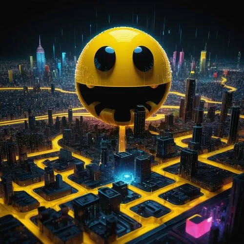 pacman,elec,cybercity,megapolis,cybertown,electro,cyberworld,kryptarum-the bumble bee,digi,metropolis,bomberman,maze,ballbot,fantasy city,megacorporation,urbanworld,badland,citrina,brickowski,black city,Illustration,Realistic Fantasy,Realistic Fantasy 26