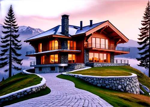 house in mountains,house in the mountains,chalet,home landscape,3d rendering,mountain hut,log home,alpine village,swiss house,alpine landscape,the cabin in the mountains,wooden house,houses clipart,alpine style,dreamhouse,mountain huts,jahorina,log cabin,sketchup,landscape background,Conceptual Art,Sci-Fi,Sci-Fi 24