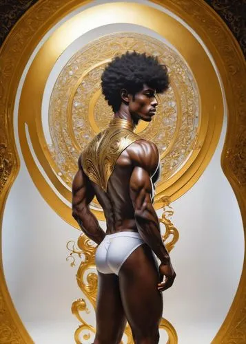 afrofuturism,oshun,okoye,womanism,auriongold,baartman,sharmell,toccara,aurion,nubia,afrocentrism,woman sculpture,afrodisiac,baoshun,goldtron,oprah,black woman,figure of justice,ororo,broncefigur