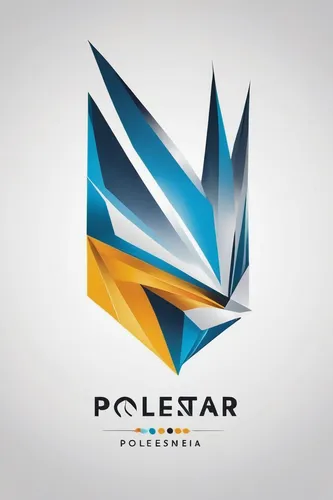 Design a polished and professional Polestar logo suitable for corporate branding.,logodesign,logo header,polar,pontiac star chief,pollard,polar a360,company logo,polygonal,logotype,pollards,new topsta