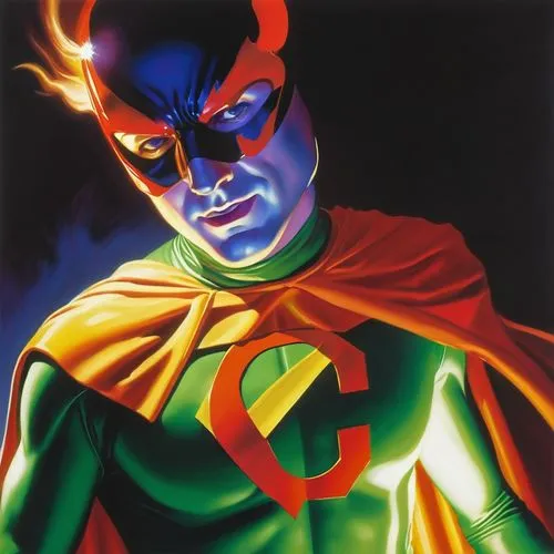 magneto-optical disk,green goblin,blue demon,greed,patrol,green lantern,supervillain,cowl vulture,super man,raphael,marvel comics,power icon,superman,bodypainting,neon body painting,cleanup,magneto-optical drive,comic hero,red super hero,lantern bat,Conceptual Art,Fantasy,Fantasy 20