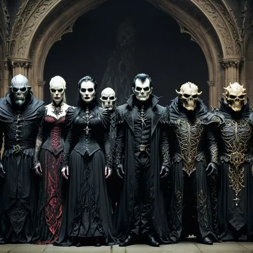 volturi,lacedaemonians,malefic,wights,vampyres,gothic portrait,Illustration,Realistic Fantasy,Realistic Fantasy 46