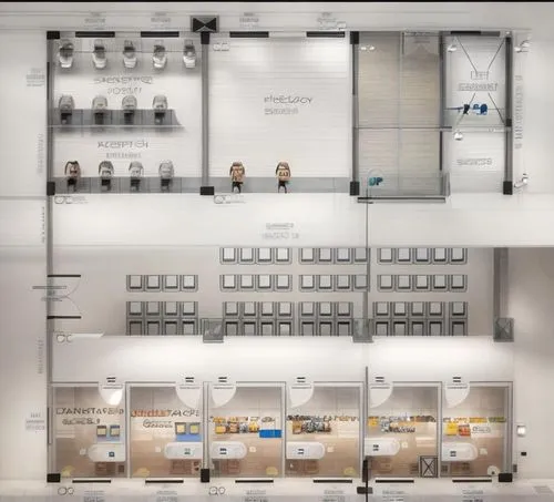 the inside of a building with multiple tables and chairs,incubators,tankless,radiopharmaceutical,enernoc,viessmann,daikin,cryobank,edsac,incubator,contactors,paykel,biobank,electrical planning,grundfo