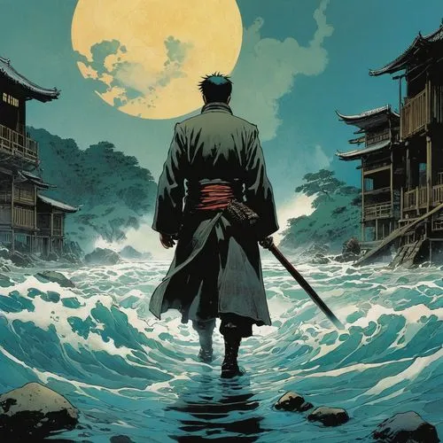 zatoichi,yojimbo,samourai,ronin,samurai,iaido,imagawa,samurai fighter,bujinkan,jubei,bushido,kusarigama,muramasa,taijutsu,shinsengumi,ukiyoe,cool woodblock images,champloo,sikatana,aikido,Illustration,American Style,American Style 08