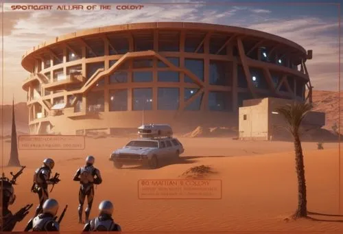 masdar,cosmodrome,hasinai,alchemax,solar cell base,drive in restaurant,barsoom,geonosis,wild west hotel,car dealership,copperopolis,drive-in theater,car showroom,hurston,admer dune,sossusvlei,futuristic art museum,viewing dune,arrakis,cornerhouse,Photography,General,Realistic