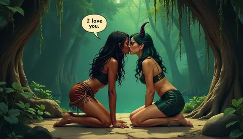 fauns,dryads,sorceresses,catfights,demoness,amazonians,hekate,priestesses,amazons,vampirella,adam and eve,amazonas,cave girl,fantasy picture,catfight,elves,enchantress,lesbia,fantasy art,druids