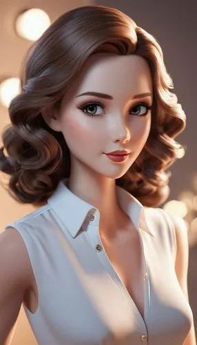 female doll,secretarial,fashion dolls,derivable,dress doll,fashion doll,Unique,3D,3D Character