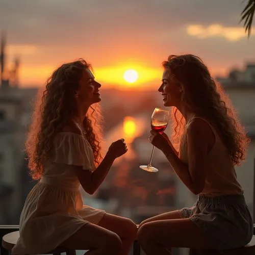 sundowner,romantic night,cosmopolitans,sundowners,romantic scene,terrasses,Photography,General,Natural