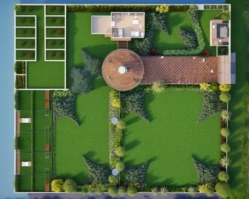 water pond,garden elevation,bird's-eye view,landscape plan,landscape designers sydney,overhead view,landscape design sydney,aerial shot,view from above,floor plan,overhead shot,helipad,pool house,turf