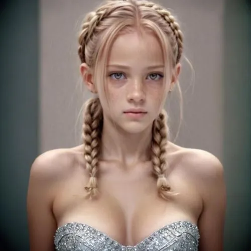 No comment.,lily-rose melody depp,jennifer lawrence - female,katniss,blond girl,braids,young beauty,elsa,cornrows,sigourney weave,blonde girl,pretty young woman,braid,little girl fairy,braiding,elven,