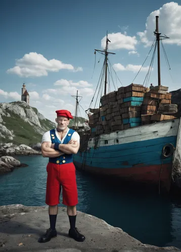 popeye village,santa claus at beach,popeye,stevedore,st claus,hrvatska,santa claus with reindeer,blejski otok,santa claus,commercial fishing,tugboat,nordic christmas,digital compositing,the sea maid,town crier,crimea,seafaring,thames trader,seafarer,claus,Photography,Documentary Photography,Documentary Photography 04