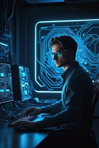 cyber glasses,cybertrader,man with a computer,cybersurfers,cybersurfing,cyberpatrol,cyberathlete,computerologist,genocyber,technologist,cyberscene,cybercriminals,computer room,cybernet,cyberoptics,cyberscope,cybermedia,cybercasts,cyberarts,cybersmith,Illustration,Realistic Fantasy,Realistic Fantasy 25