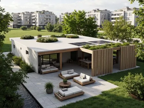 3d rendering,residencial,modern house,contemporaine,inmobiliaria,immobilier,residential,residentie,annexe,architektur,residential house,render,arkitekter,danish house,prefabricated,landscaped,homebuilding,bendemeer estates,sandhausen,maisonettes