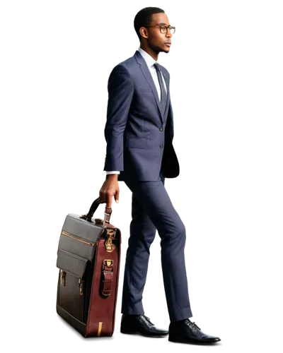 black businessman,a black man on a suit,african businessman,white-collar worker,black professional,businessman,business bag,briefcase,men's suit,businessperson,business man,luggage and bags,suit trousers,accountant,suitcase,luggage set,luggage,business people,concierge,leather suitcase,Illustration,Black and White,Black and White 08