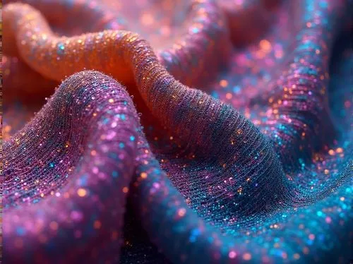 coral swirl,mermaid scales background,nanoscale,nebula,fabric texture,fabric,bokeh,prism,crystalize,iridescent,dimensional,conchoidal,kaleidoscape,light fractal,dappling,fibers,semiprecious,gradient mesh,hypersurface,cinema 4d,Photography,General,Realistic