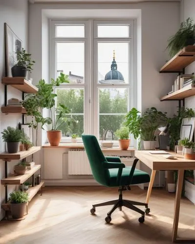 danish furniture,green living,vitra,scandinavian style,house plants,creative office,houseplants,shelving,working space,hostplant,wooden shelf,arkitekter,shelves,plantes,houseplant,writing desk,danish room,modern office,green plants,office desk,Art,Classical Oil Painting,Classical Oil Painting 06