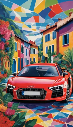 mural,audi r8,monte carlo,audi r8 v10 plus,audi avantissimo,italian painter,car drawing,r8,3d car wallpaper,portofino,positano,lamborghini estoque,painting technique,colored pencil background,art painting,wall painting,meticulous painting,lamborghini aventador,flower painting,to paint,Art,Artistic Painting,Artistic Painting 38