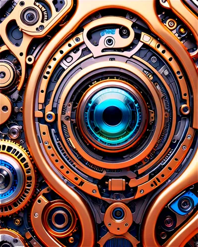 robot eye,cinema 4d,steampunk gears,abstract eye,eye,servitor,bearings,cog,spiral background,macrovision,ball bearing,garrison,graphic card,gears,eyelets,tock,aperture,cogs,biomechanical,camera illustration,Conceptual Art,Sci-Fi,Sci-Fi 03