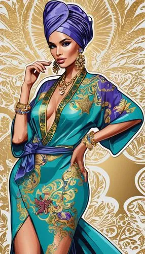 caftan,oriental princess,orientalist,cheongsam,kaftan,oriental girl,Unique,Design,Sticker