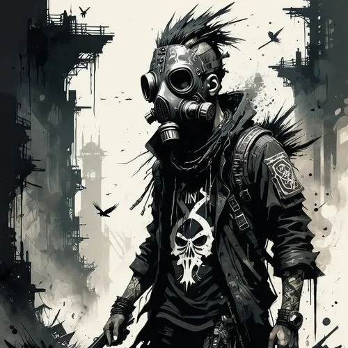 powerman,streampunk,dishonored,postapocalyptic,eral,punk design,templesmith,warlock,post apocalyptic,respirator,gas mask,psykers,neuromancer,punk,gascoigne,dieselboy,maximilien,axton,blackguard,respirators,Conceptual Art,Sci-Fi,Sci-Fi 01