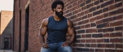 jeans background,male model,black businessman,african american male,black man,standing man,black male,brick background,brick wall background,portrait background,afroamerican,tall man,african man,black boy,sleeveless shirt,denim background,cotton top,afro-american,wall,black nuken,Illustration,Children,Children 03