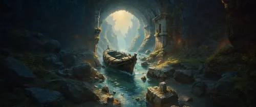 alfheim,fantasy picture,underdark,cavern,caverns,arkenstone