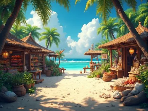 tropical beach,beach landscape,dream beach,beach scenery,tropical island,caribbean beach,paradise beach,beautiful beach,coconut trees,tropical sea,seaside resort,beachfront,tropical house,beautiful beaches,castaway beach,cartoon video game background,beach background,beach resort,umbrella beach,landscape background,Photography,General,Realistic