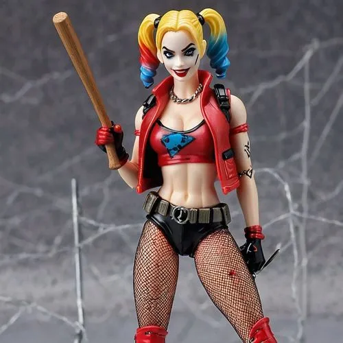 harley quinn,harley,puddin,actionfigure,action figure,3d figure,kotobukiya,plastic model,bulletgirl,plastic toy,game figure,lucille,collectible doll,female doll,painter doll,mini figuka,jakks,artist doll,doll figure,jinx