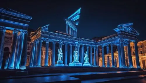 saint george's hall,saintpetersburg,saint petersburg,smolny,ryswick,blue hour,tercentenary,egyptian temple,saint isaac's cathedral,gendarmenmarkt,columns,capitols,doric columns,electroluminescent,vnesheconombank,blue light,bolshoi,uob,court of justice,nazarbayev,Conceptual Art,Fantasy,Fantasy 23