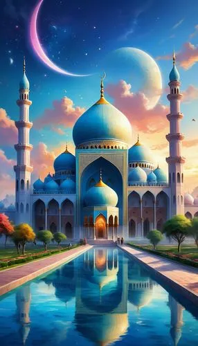 ramadan background,arabic background,mosques,ramadani,muslim background,agrabah,grand mosque,islamic architectural,azan,big mosque,haqiqatjou,cartoon video game background,tarawih,allah,islamic,house of allah,hajj,star mosque,mosque,quraishi,Illustration,Realistic Fantasy,Realistic Fantasy 01