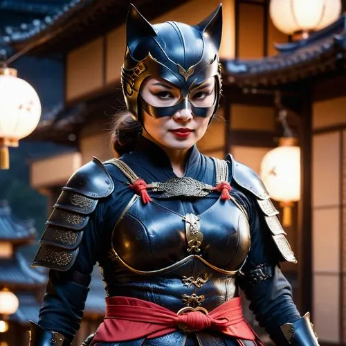 katana,asian costume,samurai,cat warrior,catwoman,female warrior,japanese woman,goki,geisha,kitsune,samurai fighter,wonder woman city,mulan,japan universal studio,japanese culture,goddess of justice,japanese,lantern bat,japan,cosplay image,Photography,General,Cinematic