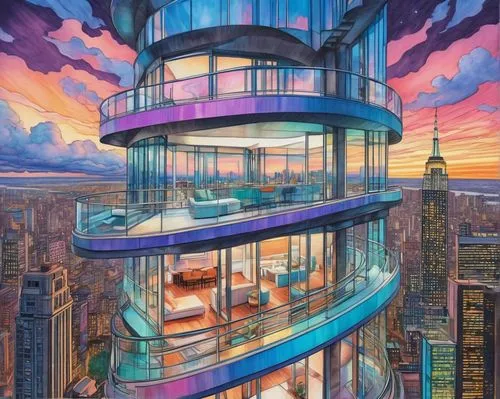 sky apartment,futuristic architecture,skycycle,penthouses,skyloft,futuristic landscape,skycraper,glass building,skywalks,sky space concept,sky city,residential tower,arcology,futuristic,skyscraper,escala,skywalking,modern architecture,jetsons,skybridge,Conceptual Art,Daily,Daily 17