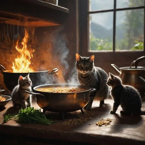 cookery,dwarf cookin,overcooking,outdoor cooking,ratatouille,skillets,Photography,General,Fantasy