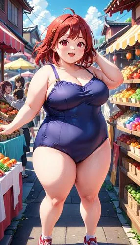 woman shopping,grocery store,convenience store,malasada,honmei choco,shopkeeper,one-piece swimsuit,supermarket,grocery,shopping icon,shopping venture,floating market,summer clothing,fruit market,summer background,large market,summer swimsuit,candy island girl,grocer,watercolor shops,Anime,Anime,Traditional