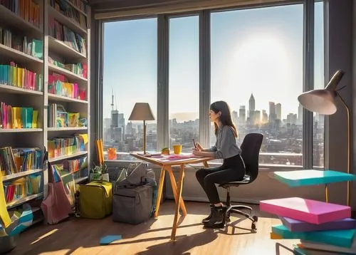 study room,blur office background,creative office,modern office,working space,workspaces,microstock,bookbuilding,girl studying,reading room,bookshelves,carrels,office desk,bureaux,work space,booksurge,smartsuite,steelcase,offices,bizinsider,Illustration,Vector,Vector 10